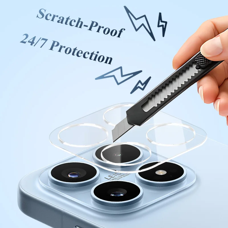 

Защитная пленка LeReach для Xiaomi 17 5G, 2 шт., из закаленного стекла и акрила, 3D, с полным покрытием, устойчивая к царапинам, для камеры и экрана