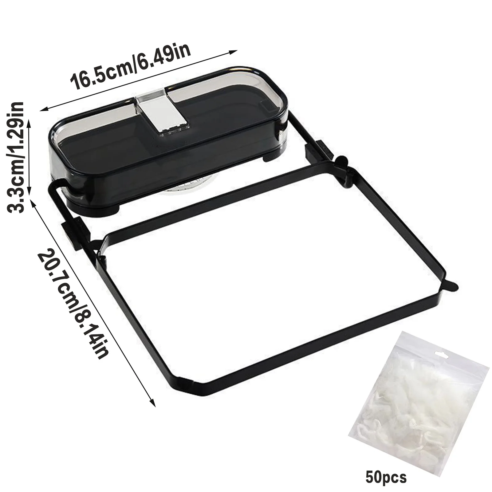 Kitchen Suction Cup Sink Filter Rack Mesh Bag Drainer Basket Suction Cup Shelf for Kitchen Sink Management