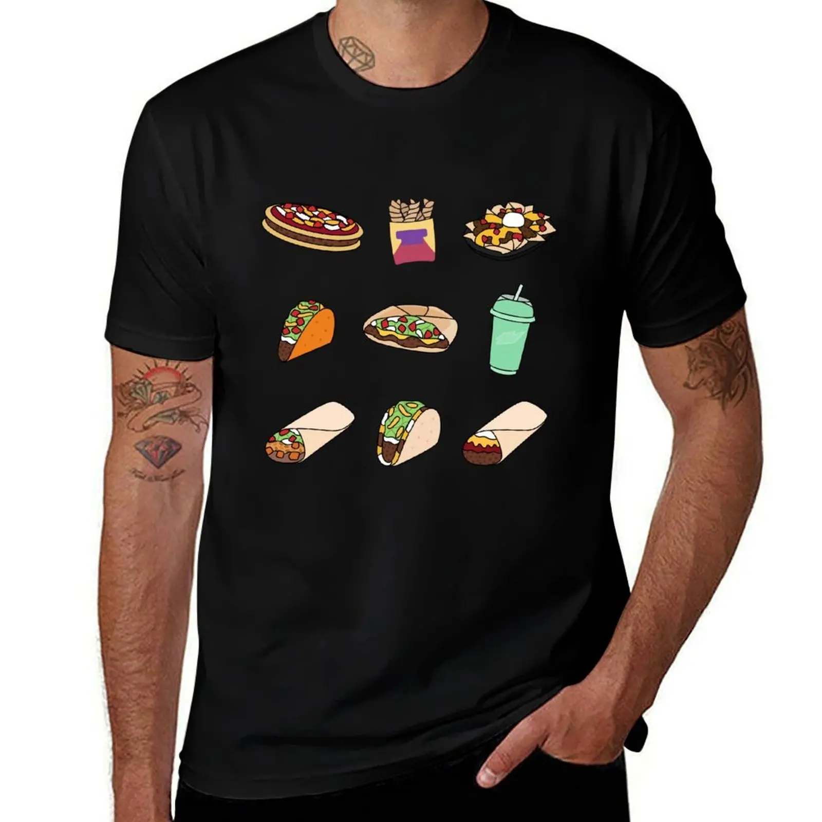 Taco Bell T-Shirt Classic Print Short Sleeve Shirt