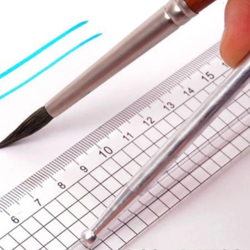 30cm/40cm Groove Ruler Boundary Ruler Drawing Straight Line Tool Watercolor / Gouache Painting Art Supplies
