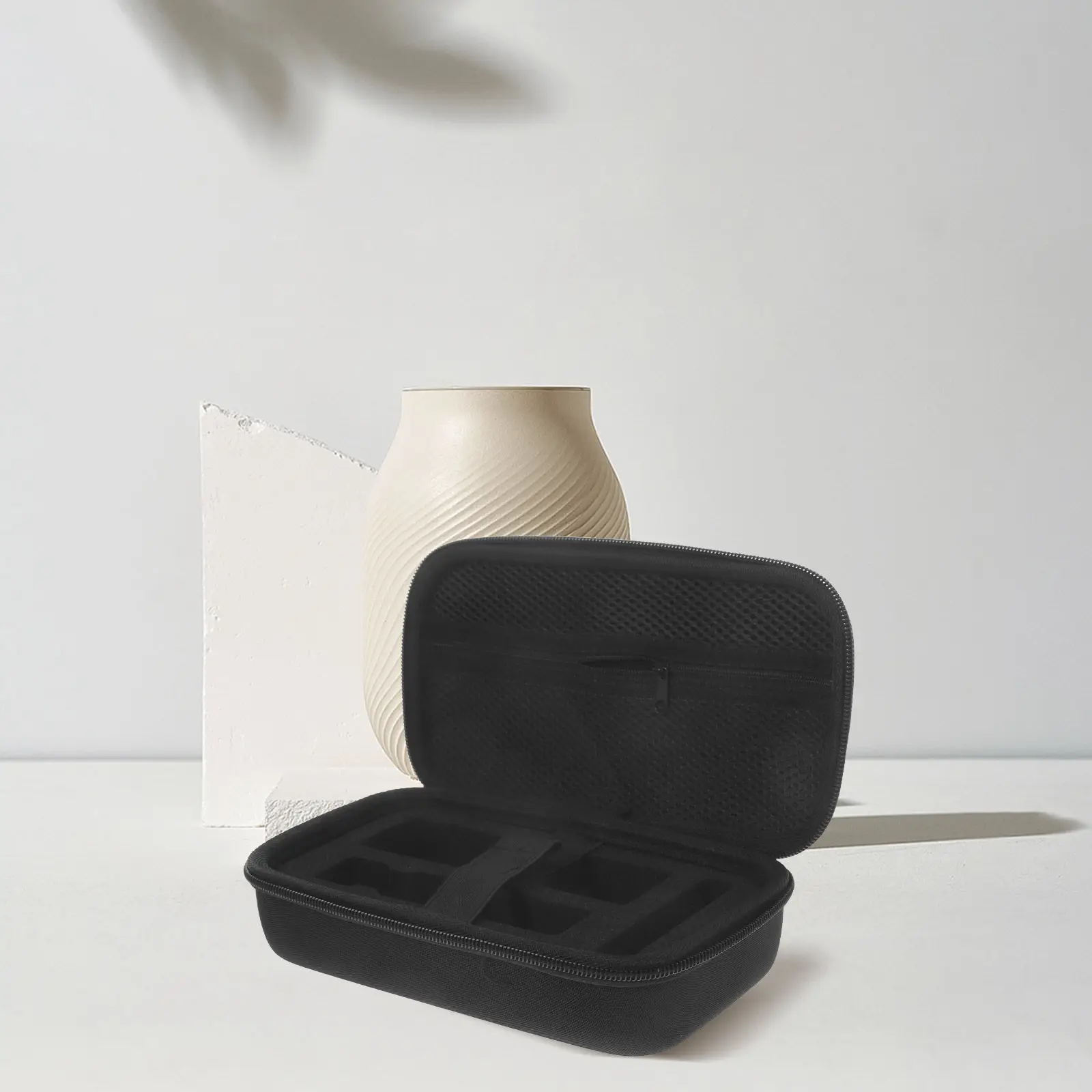 Portable Resistant Protective Case Camera Accessories Storage Bag For Business Travel Eva Hard Shell Padded Interior