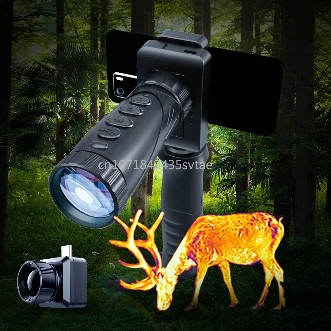 Thermal Monocular For Hunting Forest Wild Mountain Climbing Xinfrared T2 Pro 130yard Hunt Thermal Scope InfiRay Sensor