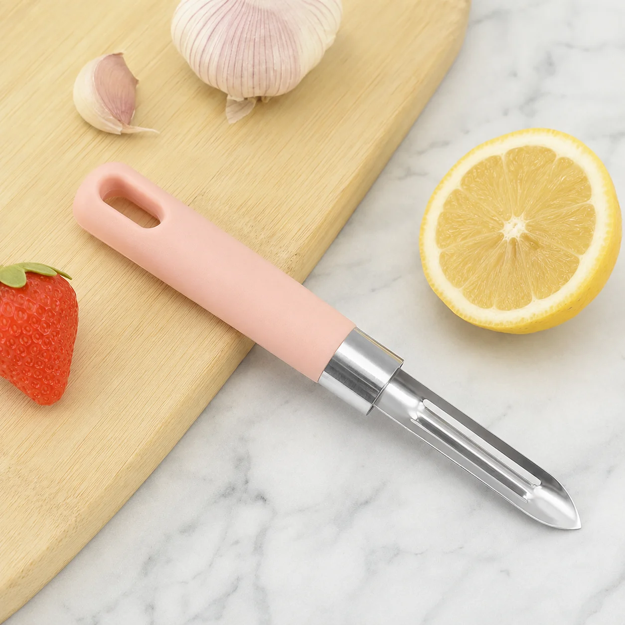 Pengupas Sayuran Stainless Ste - Home Cooking Utensils ulasan dan harga