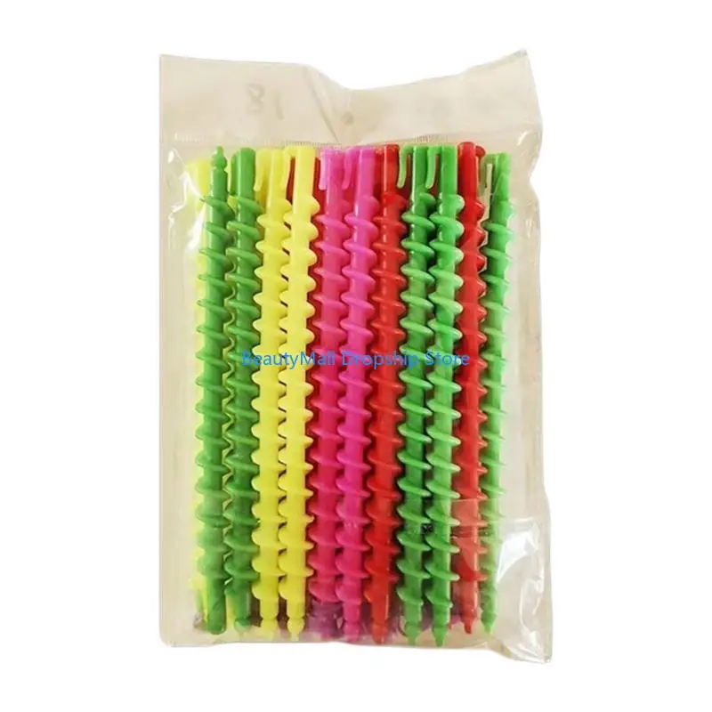 40JD Mixed Tone Hair Rods for Curl Setting on Long or Thick Hair Use