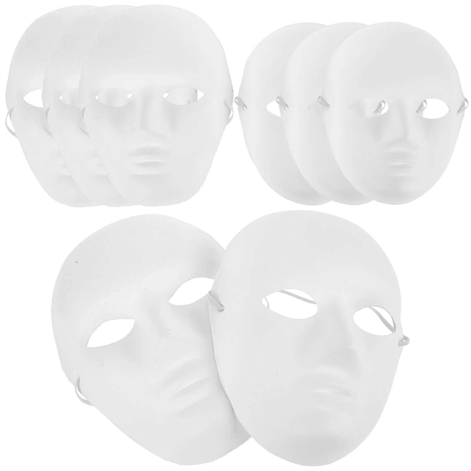 4 Pcs Halloween Costume Mask Costumes Purge Men Apparel Party Masks Blank Man