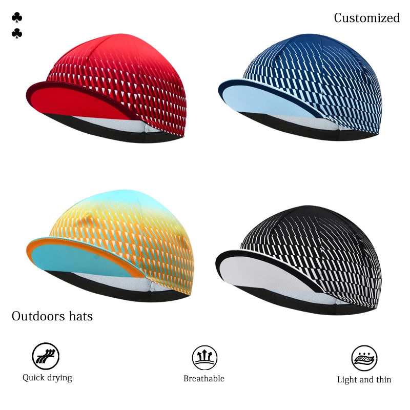 Breathable Bicycle Caps Outdoor Sunscreen Cycling Hats Quick drying Bike Cap Customized