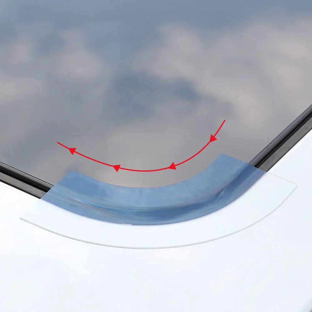 300cm Car Sunroof Sealing Strip Waterproof Sticker Noise Insulation High Temperature Resistant Car Sunroof Edge Seal Strips
