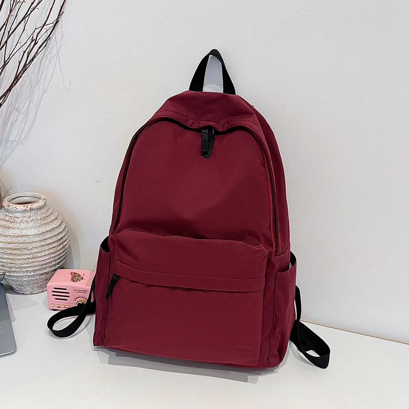 New Oxford Zipper Trendy Large Capacity Basic Style Backpack 2024 High Quality Fashionable Casual Versatile School Bags