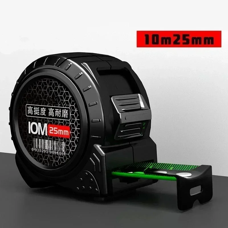 

5/7/10M Metric Measuring Tape Self Locking Fluorescent Steel Tape Measure High Precision Wear-resistant Ruler Measuring Tools