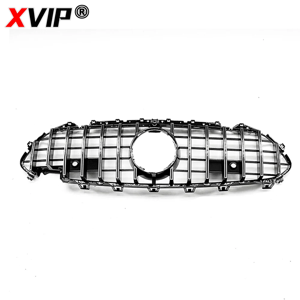 XVIP GTR نمط الجبهة العلوي مصبغة الشوايات الفضية لمرسيدس بنز CLS-Class C257 2019-2022 CLS350 CLS450 CLS53 AMG سباق الشوايات