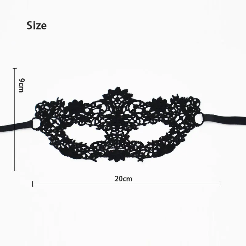Masque de danse en dentelle pour fête, masque pour les yeux noir Sexy, fournitures de célébration ambigueuse
