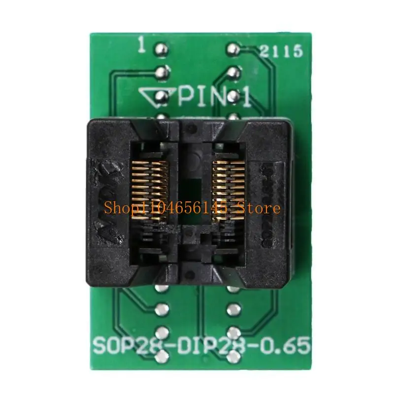 652F 2pcs Quality SSOP20 To DIP20 Test Socket Adapter, 0.65mm Pitches , Reliability Connection For Electronic Engineers