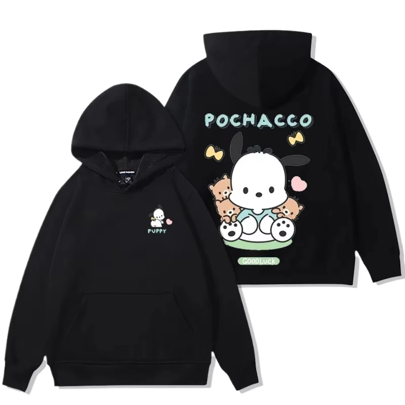 Sanrio Couplehoodie met capuchon All Season Hoodie Kuromi Japanse schattige cartoon dameshoodie