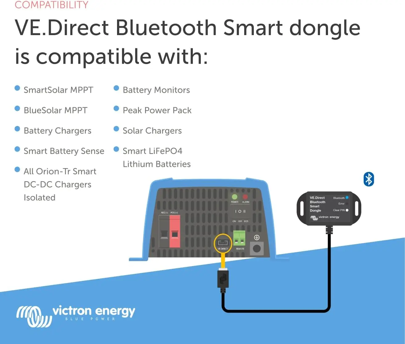 VE.Direct Smart Dongle (Bluetooth) - مراقبة لاسلكية لـ BMV وMPPT - متوافقة مع iOS وAndroid عبر تطبيق VictronConnect #4
