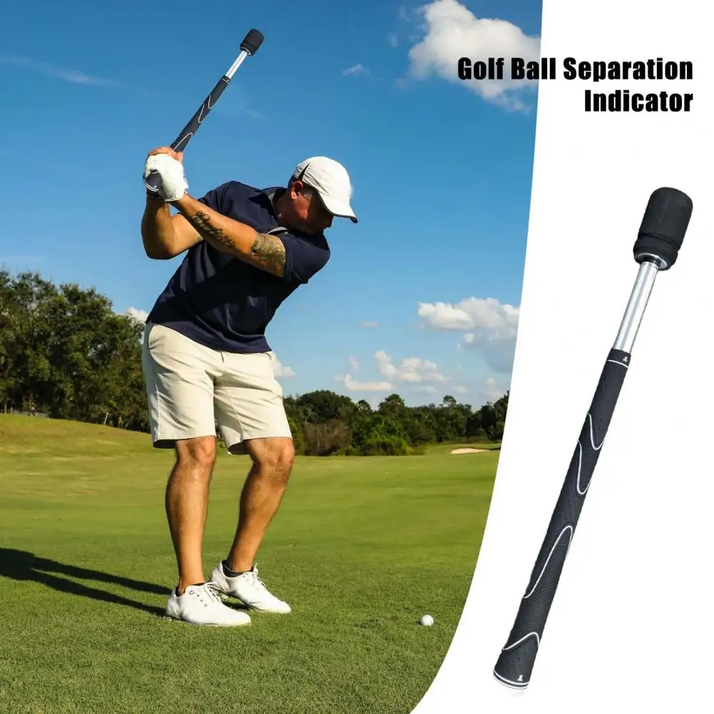 Stainless Steel Golf Practice Stick Golf Warm-up Stick with Sound Design Effective Golf Swing Trainer for Beginners Players