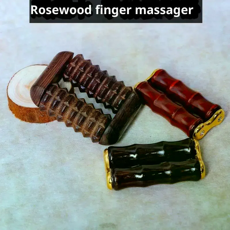 Sandalwood/Chicken Wing Wood Roller Finger Massager Finger Joints Massager For Finger Blood Circulation And Muscle Relaxation