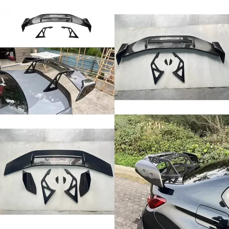 AD R3 Style Carbon Fiber Rear Spoiler for BMW M2 M3 M4 M5 2 3 4 5 Series G87 G80 G82 G90 Universal Fitment
