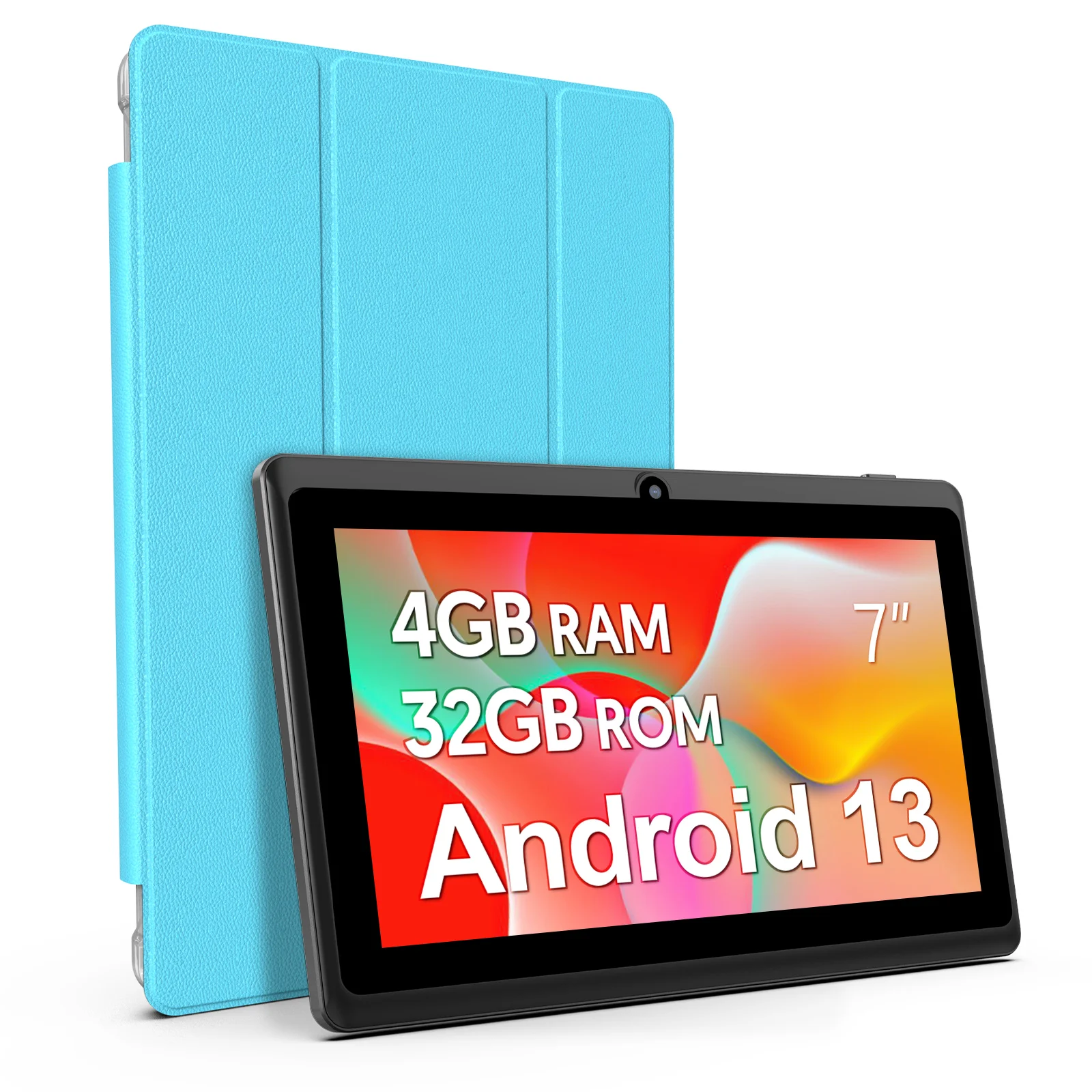 7-Inch Android 13 Tablet, 4 (2+2) GB RAM, 32GB Storage, 3500mAh
