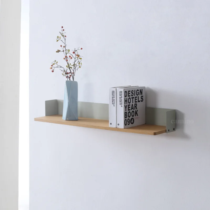 Настенная полка Многофункциональная настенная простая гостиная из массива дерева Спальня