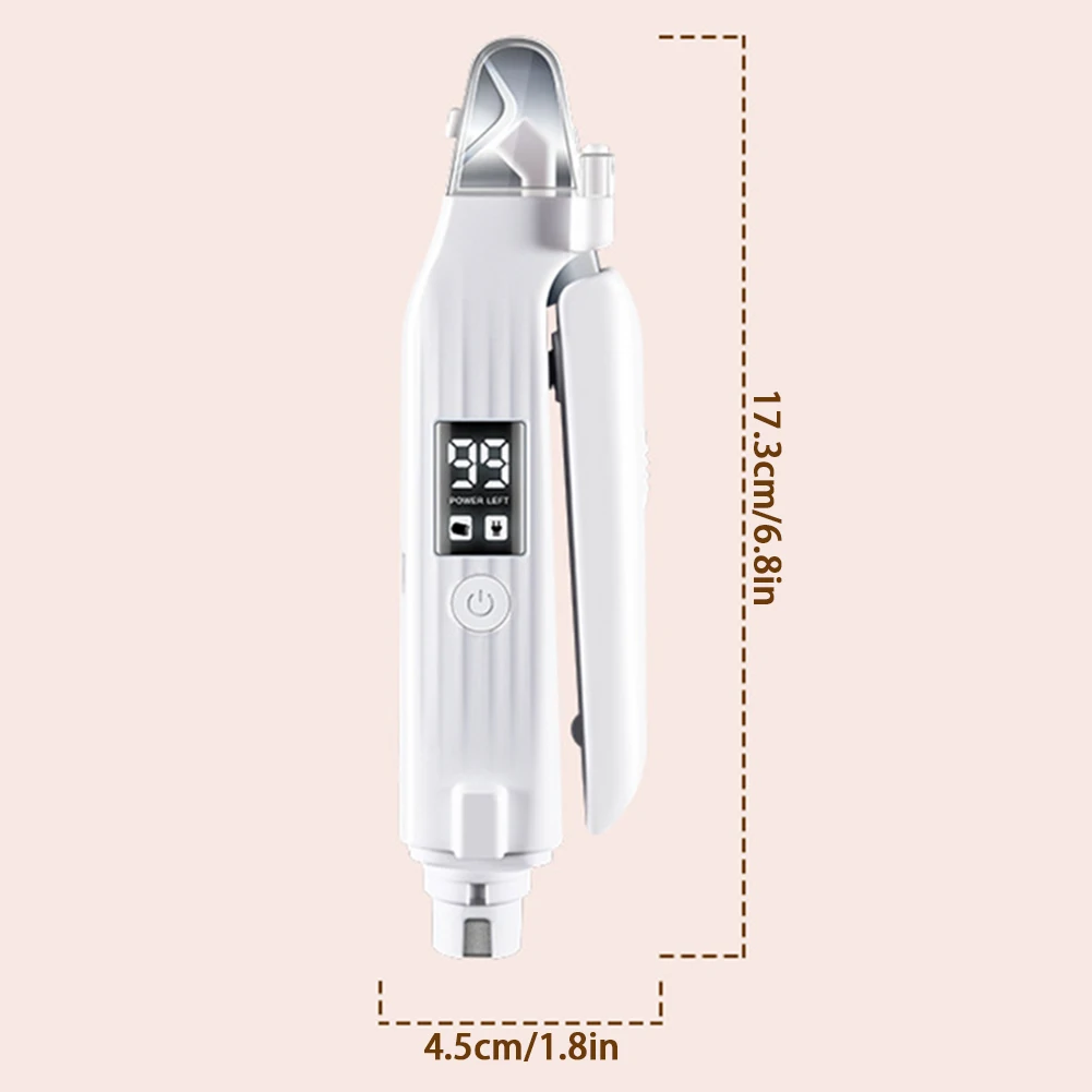 2 In 1 Electric Pet Nail Grinder Led Light Cat Dogs Nail Clippers Usb Rechargeable Paws Nail Cutter Grooming Trimmer Pet Supply