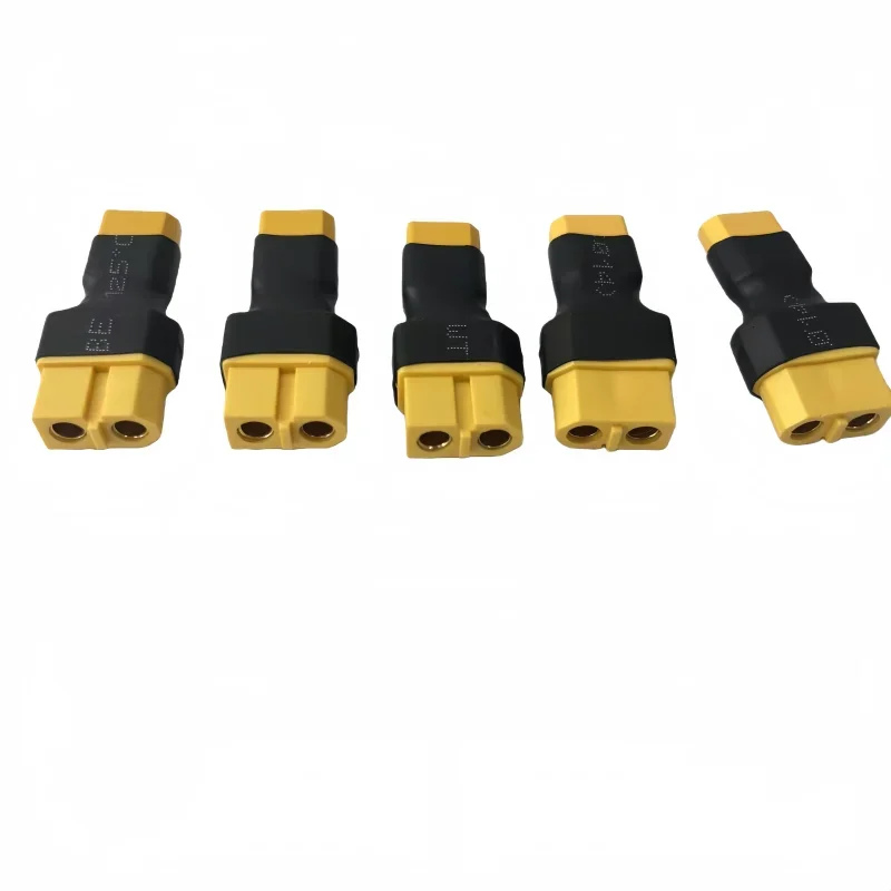 XT30 female head to XT60 lithium battery adapter 1 pack/5 pcs, high-quality XT30 male head to XT60 male head, universal type