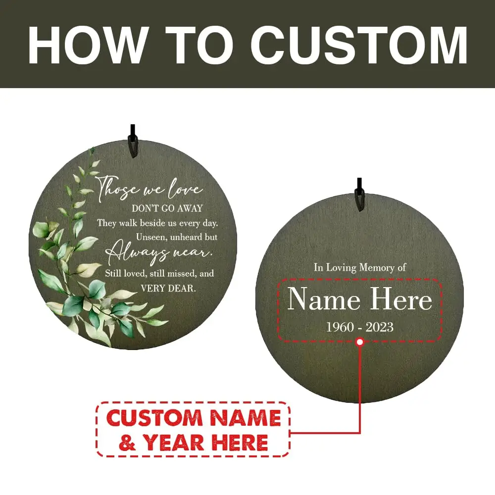 Memorial Wind Chimes Personalized Sympathy Gifts Keepsake
