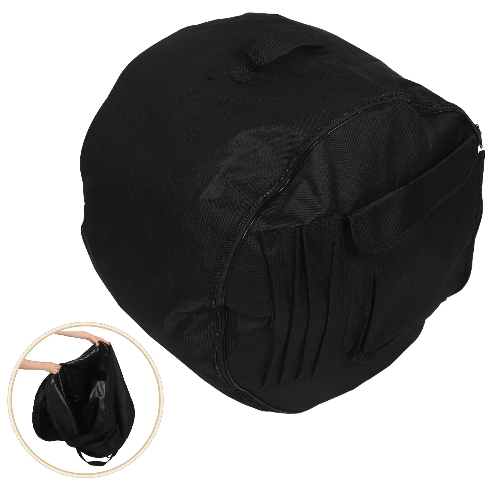 

Snare Bag Accessories Backpack Tambourine Case Drum Plastic Portable Carrying Percussion Travel