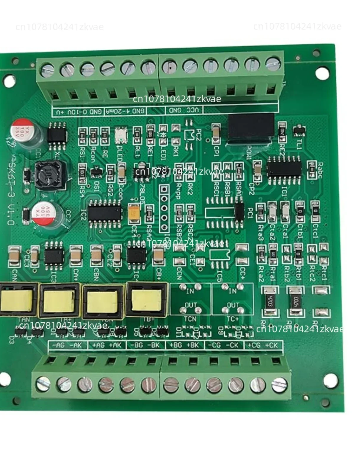 Open-loop Three-phase AC Thyristor Thyristor Phase Shift Trigger Control Board Driver Voltage Regulating Board Circuit Board