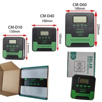 100% MPPT 20A 30A 40A 50A 60A Solar Charge Controller 12V 24V Auto Lead Acid Lithium Battery Charging Solar Panel Regulator