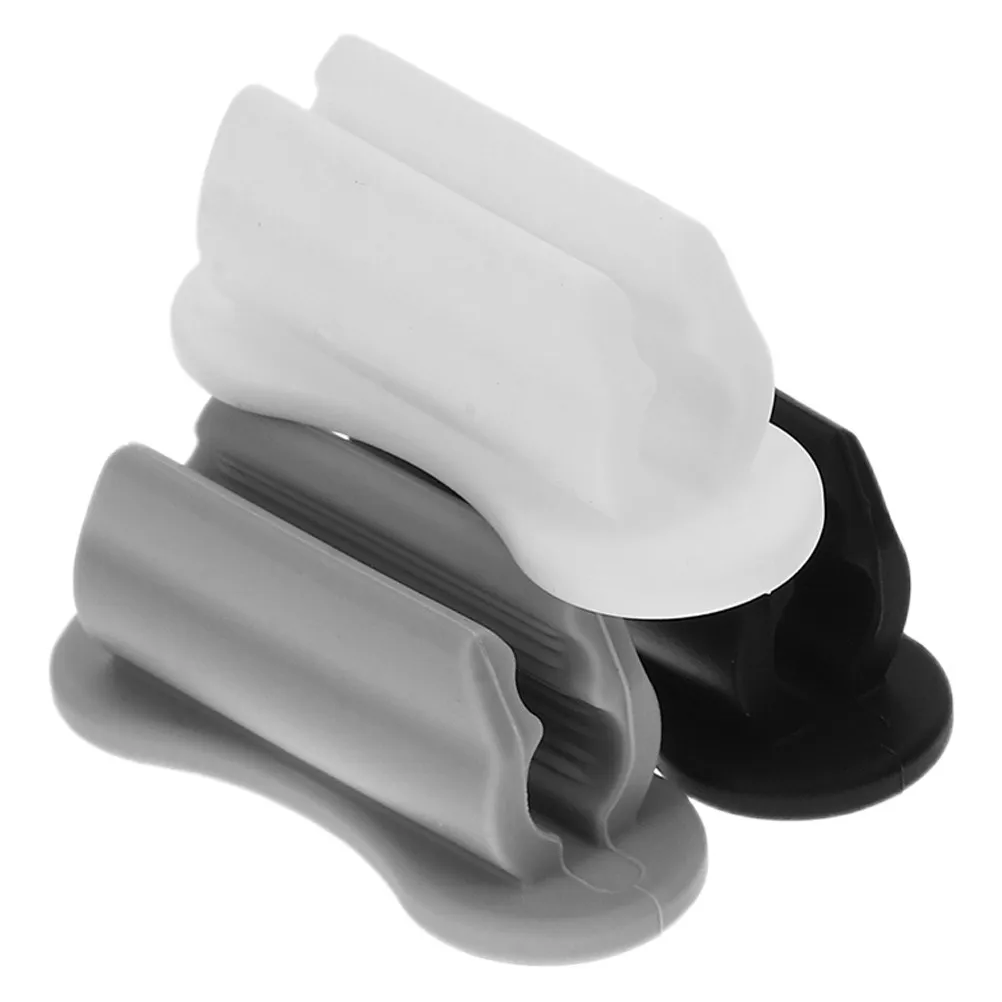 3Pcs Strong Adhesive Silicone Pen Holder for Desk Wall Laptop Refrigerator Mirror Car Marker Pencil Organizer Office School Home