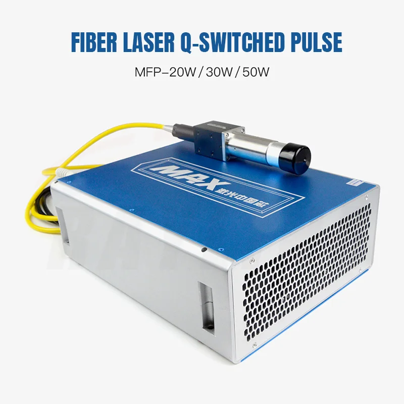 20W 30W 50W MAX Q-switched GQM Pulsed Fiber Laser Source Power Supply For Fiber Metal Marking Welding Machine