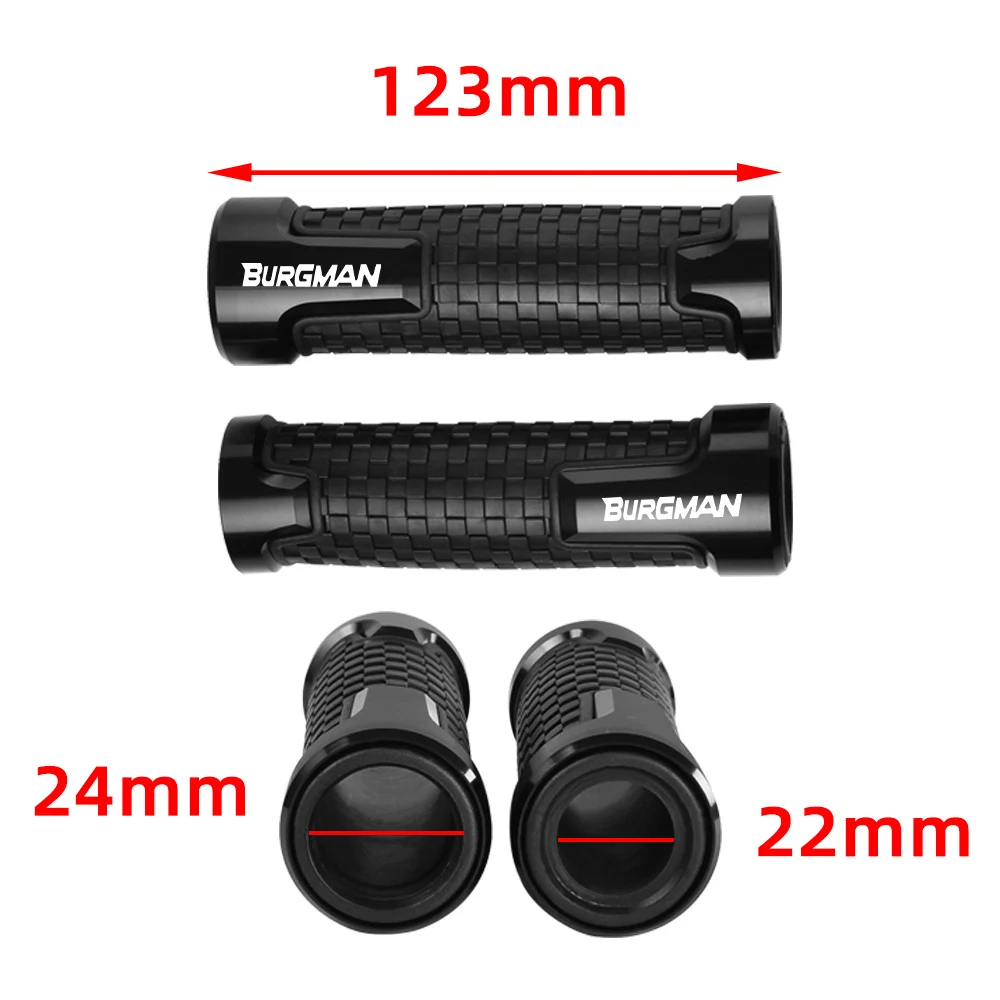 For SUZUKI BURGMAN AN 650 400 250 125 200 AN125 AN250 AN400 AN650 Motorcycle Accessories Handlebar Grip handle bar Moto Grips view 5