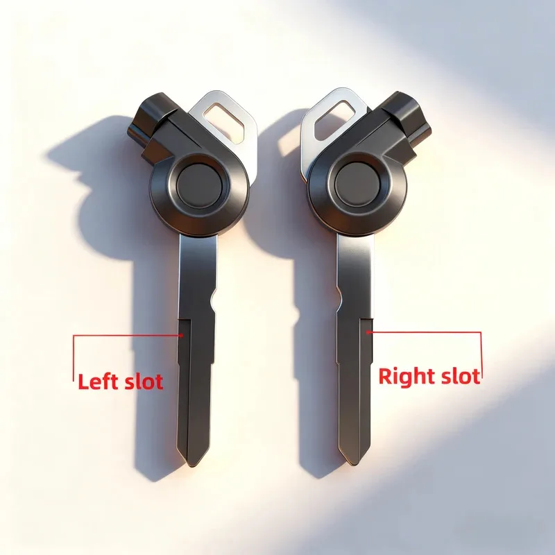 Blank Key Motorcycle Left Right Groove Magnetic Keys For YAMAHA NMAX155 Jinzhan 125 Aurora Third Generation Lh125T-C