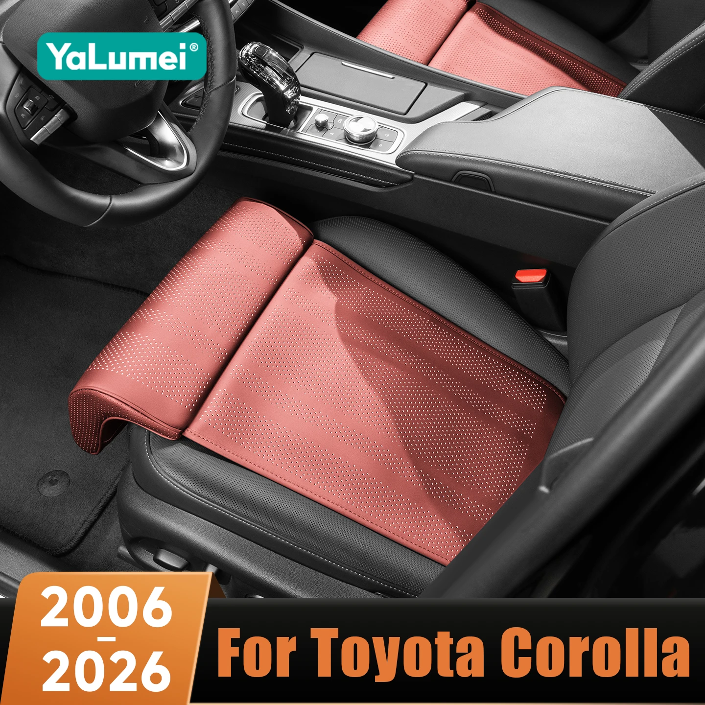 

Car Seat Extender Leg Rest Cushion Leather Universal For Toyota Corolla E150 E180 E210 2006-2020 2021 2022 2023 2024 2025 2026