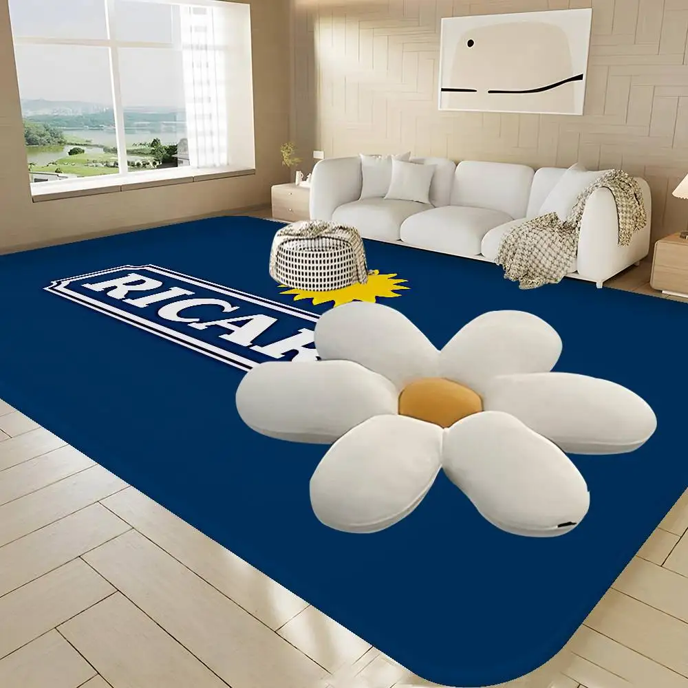R-RicardS LOGO Floor Mat Non-Slip Laundry Room Mat Laundry Decor Balcony Child Living Room Bedside Mats