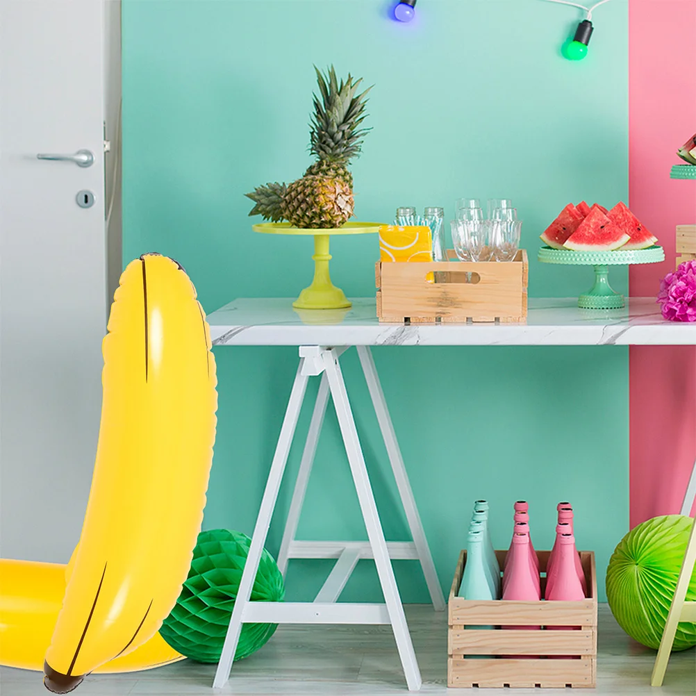 

4pcs 32 pcs Giant Inflatable Banana Props Large Blow Up Banana Balloons PVC Big Banana for Summer Pool Bachelorette Party De