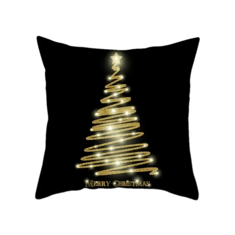 Christmas Themed Pillowcases Car Accessories Office Santa Claus Living Room Sofa Home Pillowcases