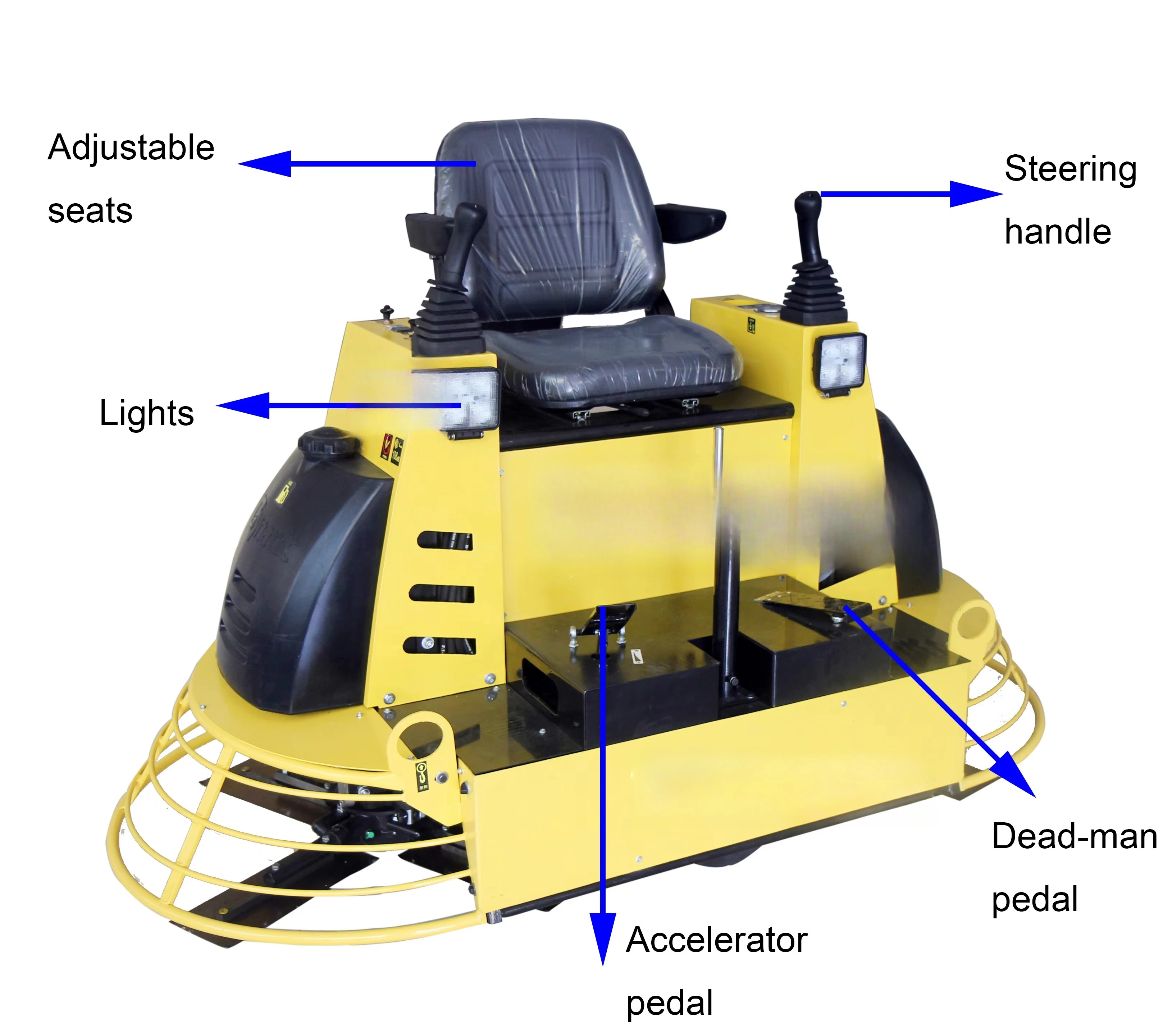 78HA 24HP Discount Price 36 Inch Hydraulic Ride on Power Trowel for Sale