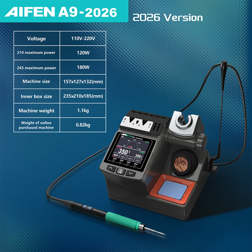 AIFEN A9-2026 Lehimleme İstasy - Soldering Iron Temperature Probe incelemesi ve fiyatı