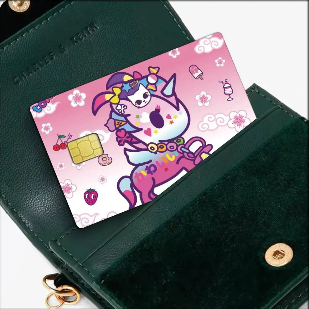 T-Tokidoki-S   Waterproof Film Skin Cover Credit Card Stickers Debit Front Bank Bus Pass
