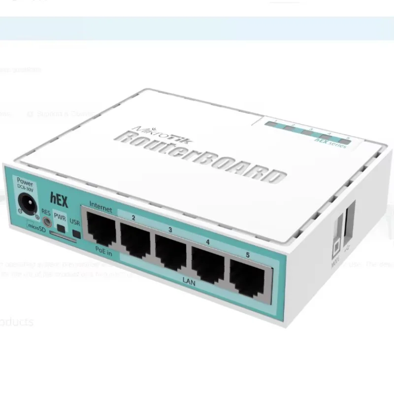 

2025 hot sale Mikrotik RB960PGS 5xGigabit Ethernet with PoE Output for Four Ports SFP USB 800MHz CPU 128MB RAM OS L4 Router