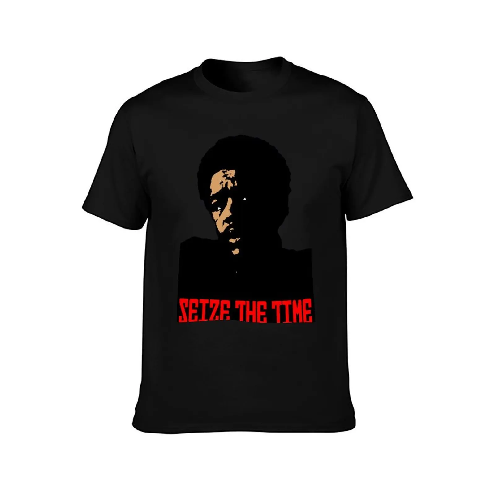 SEIZE THE TIME (BOBBY SEALE) T-Shirt, Summer Casual Cotton Tee, Oversized Streetwear Tops, Vintage Graphic Print, 100% Cotton