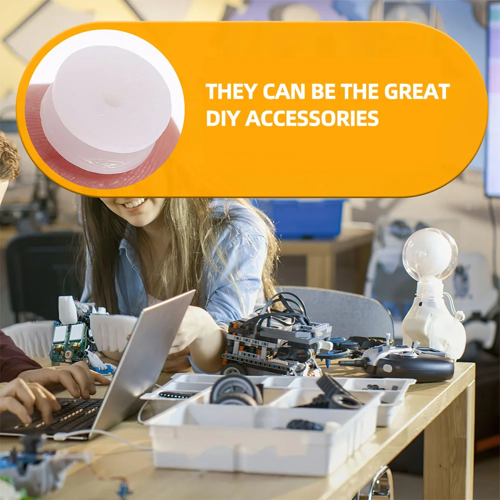 

50Pcs Belt Pulley Gear Plastic Durable Small Wheel 2mm Hole for Rc Car Plane DIY Parts Accessories Pulley Wheel