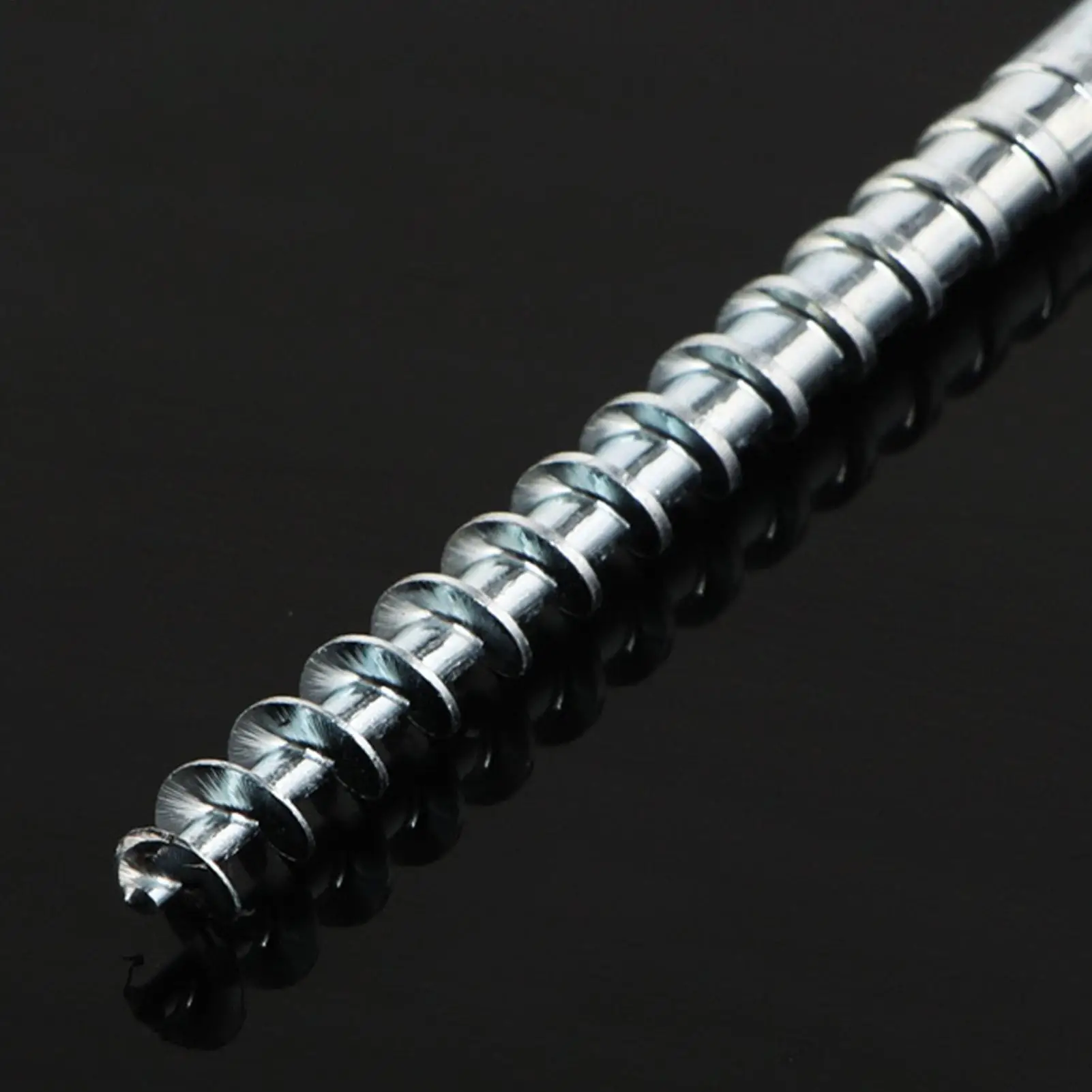 Taladro para tienda de pesca en hielo, barrena roscada de acero inoxidable para acampar al aire libre, herramienta de taladro para tienda de pesca de invierno para supervivencia y acampada