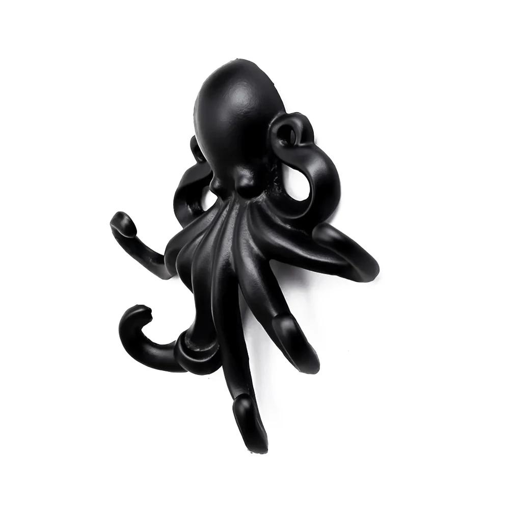 Nordic for octopus Shaped Wall Hook Designed for Indoor Installation on Drywall or Wood Surfaces with Proper Anchors