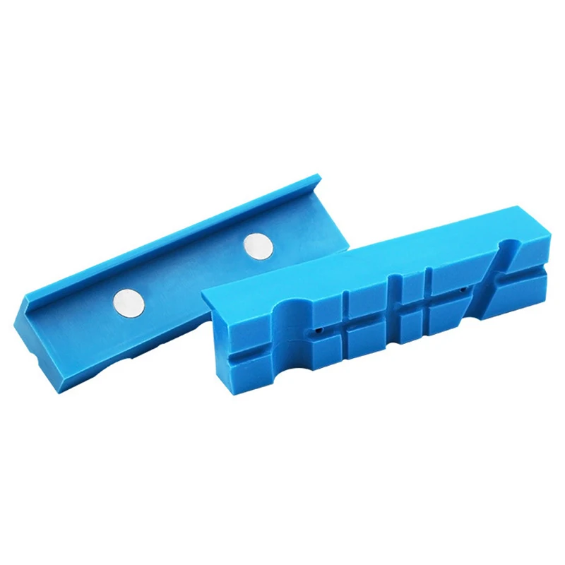 Magnetic Vise Protective Jaws, Face Pads, Borracha macia Protector Acessórios, Operação Simples e Uso Convenin Tool, 2pcs