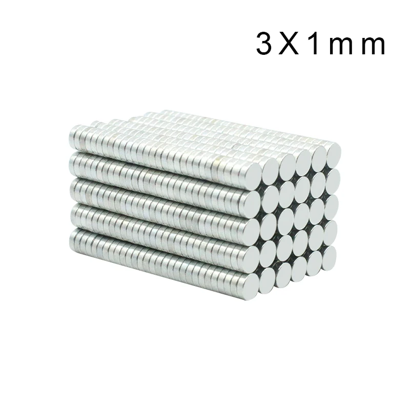 50/100Pcs Magnet Small Round Magnet Strong magnets Rare Earth Neodymium Magnet 3mm Diameter 1/2/3/4/5/10mmThick