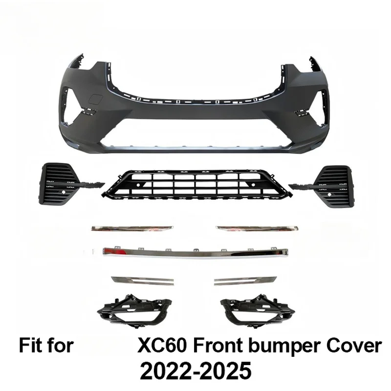 Auto Parts Exterior Full Replacement Tuning Front Bumper Conversion Kit for XC60 2022-2025