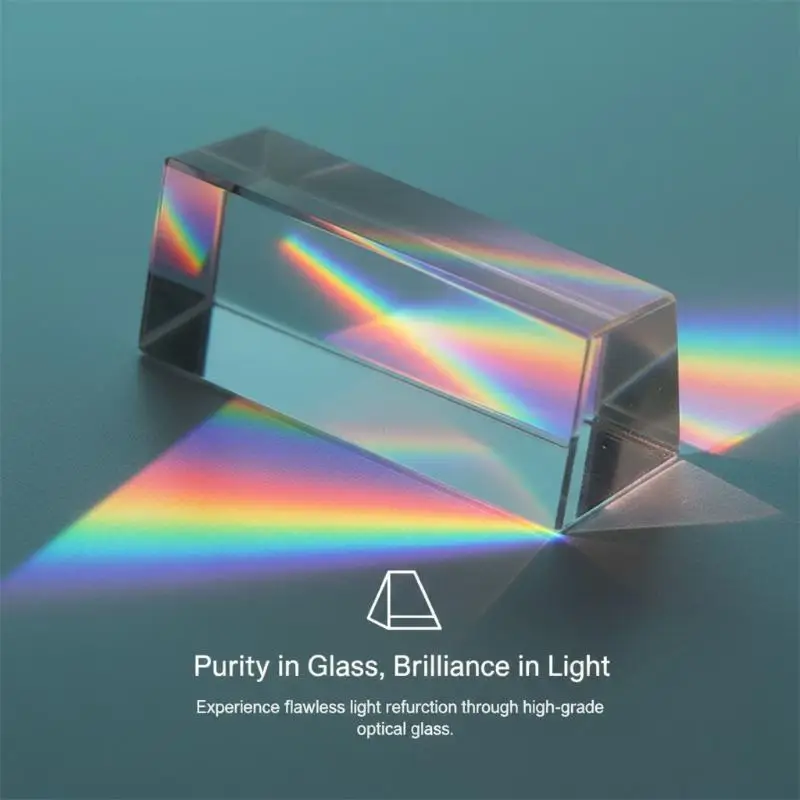 

Образовательная стеклянная призма - инструмент для спектрального отражения, идеальное средство для обучения и фотографии, идеальный подарок для любителей науки.