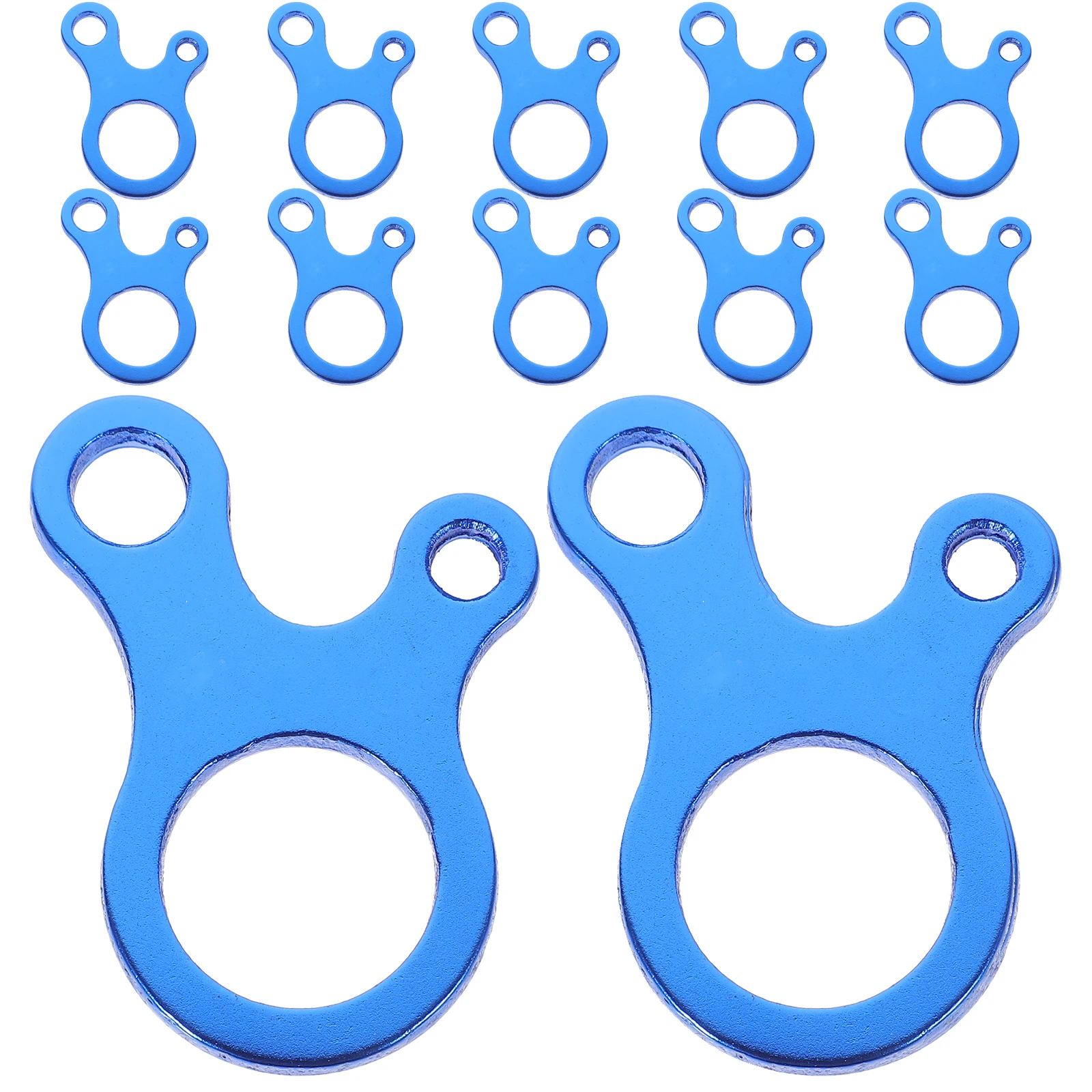 

12pcs Quick Knot Tool Tent Cord Buckles Non Slip Camping Wind Rope Adjusters Hiking Supplies Outdoor Activity